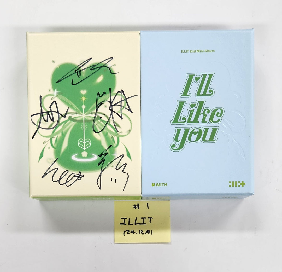 ILLIT "I’LL LIKE YOU" - Hand Autographed(Signed) Mwave Event Album [24.12.9]