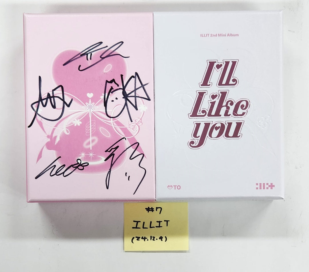 ILLIT "I’LL LIKE YOU" - Hand Autographed(Signed) Mwave Event Album [24.12.9]