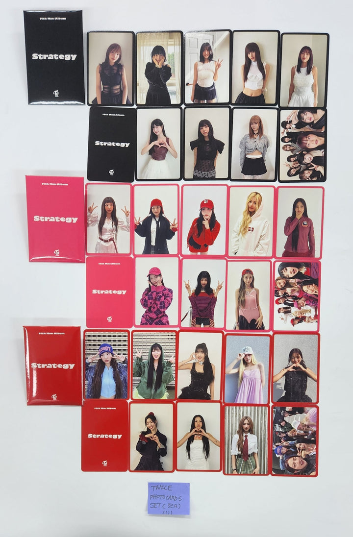 TWICE "STRATEGY" - Pre-Order Benefit Photocards Set (30EA) [24.12.10]