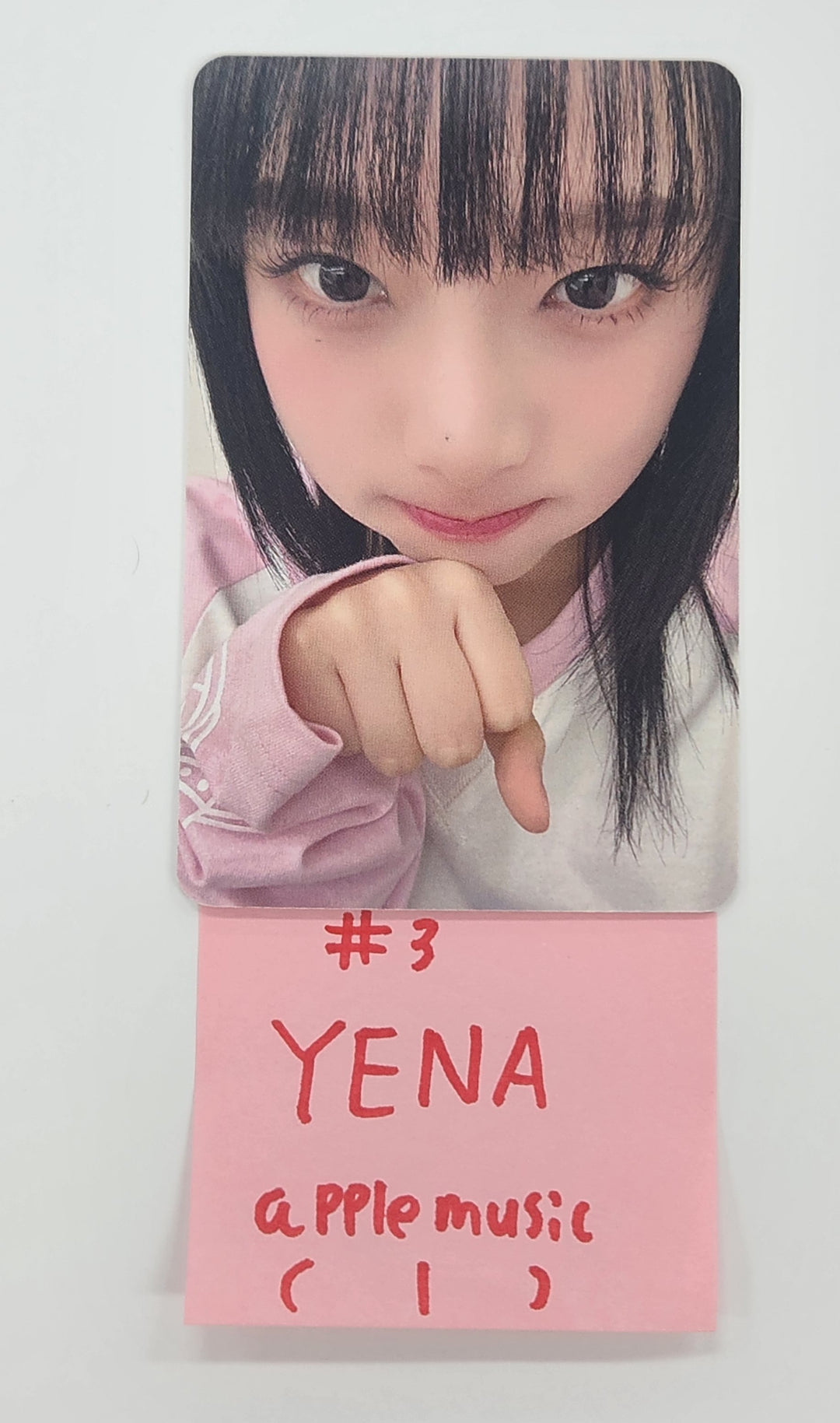 YENA "NEMONEMO" - Apple Music Fansign Event Photocard Round 2 [PLVE Ver.] [24.12.11]