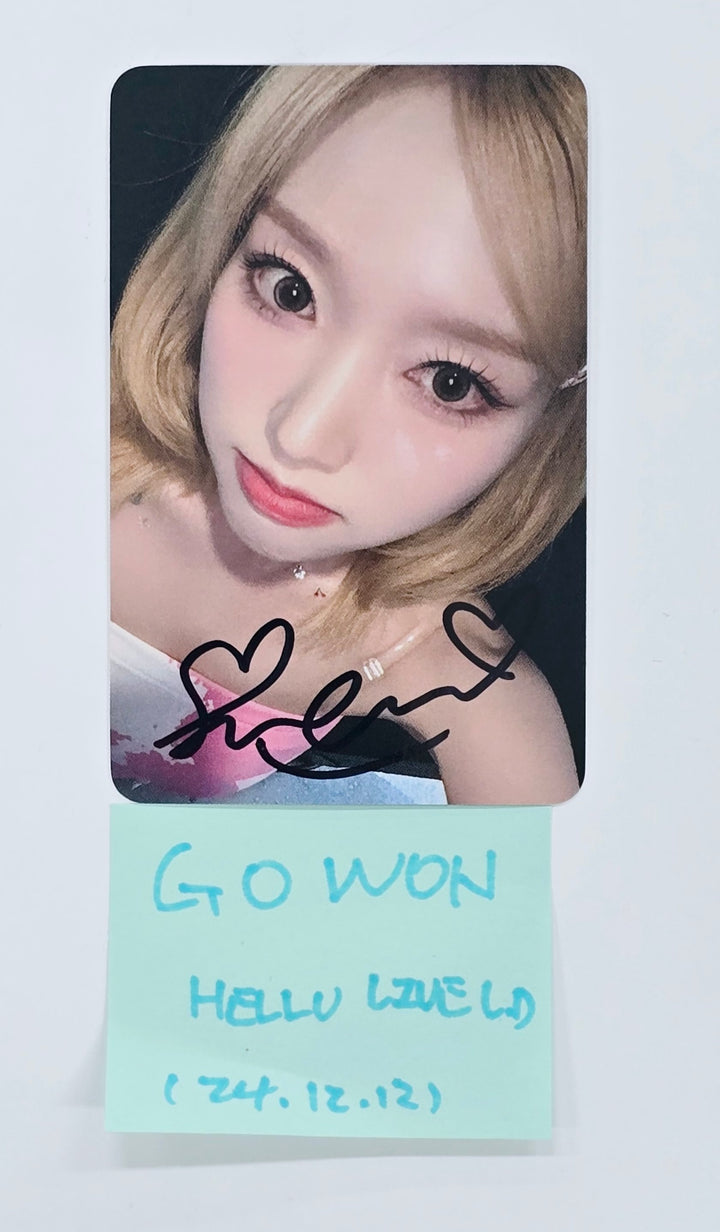 Gowon (Of Loossemble) "TTYL" - Hand Autographed(Signed) Photocard [24.12.12]