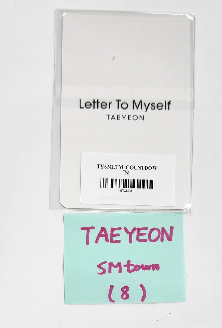 TAEYEON "Letter To Myself" - SM Town Fansign Event Photocard [To Ver.] [24.12.12]