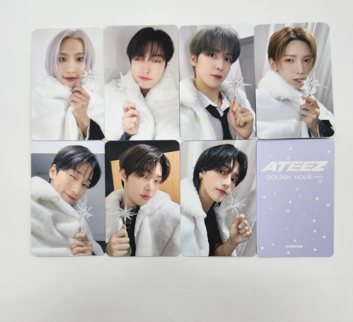 Ateez "GOLDEN HOUR : Part.2" - Makestar Fansign Event Photocard [Poca Ver.] [24.12.13]