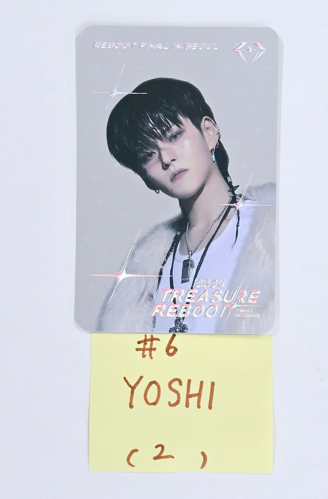 TREASURE "REBOOT" - Official Trading Photocard (1) [24.12.13]