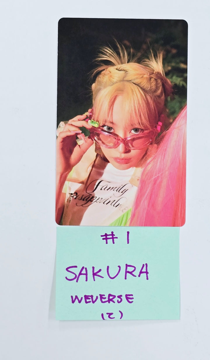 LE SSERAFIM "CRAZY" JAPAN 3rd Single - Weverse Shop Pre-Order Benefit Photocard [24.12.17]