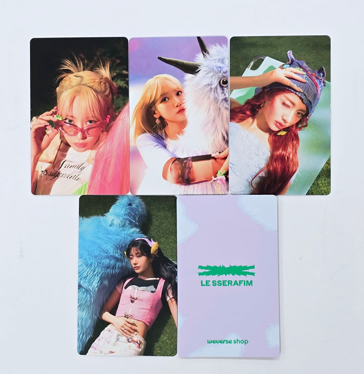 LE SSERAFIM "CRAZY" JAPAN 3rd Single - Weverse Shop Pre-Order Benefit Photocard [24.12.17]