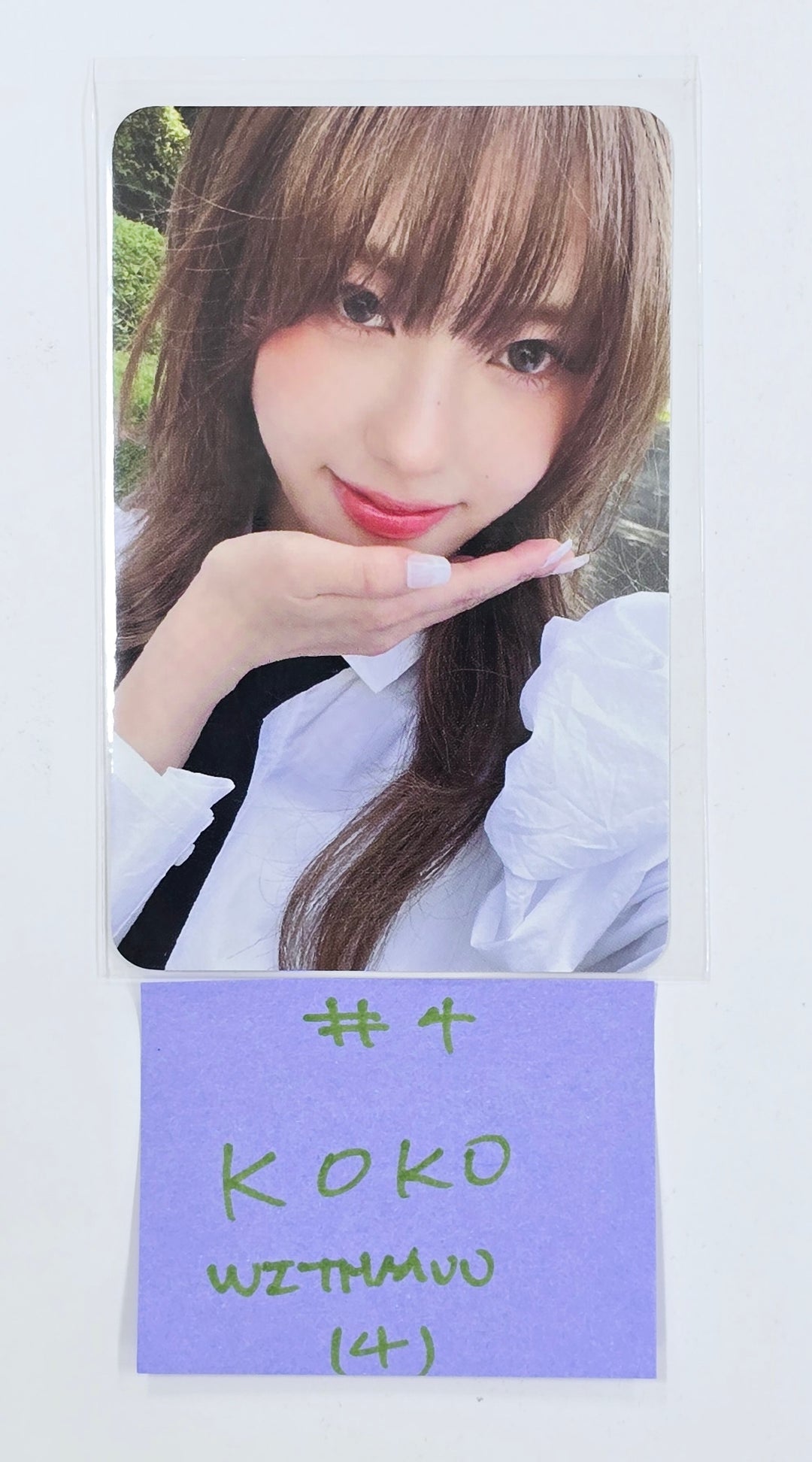 IZNA "N/a" - Withmuu Fansign Event Photocard [24.12.18]