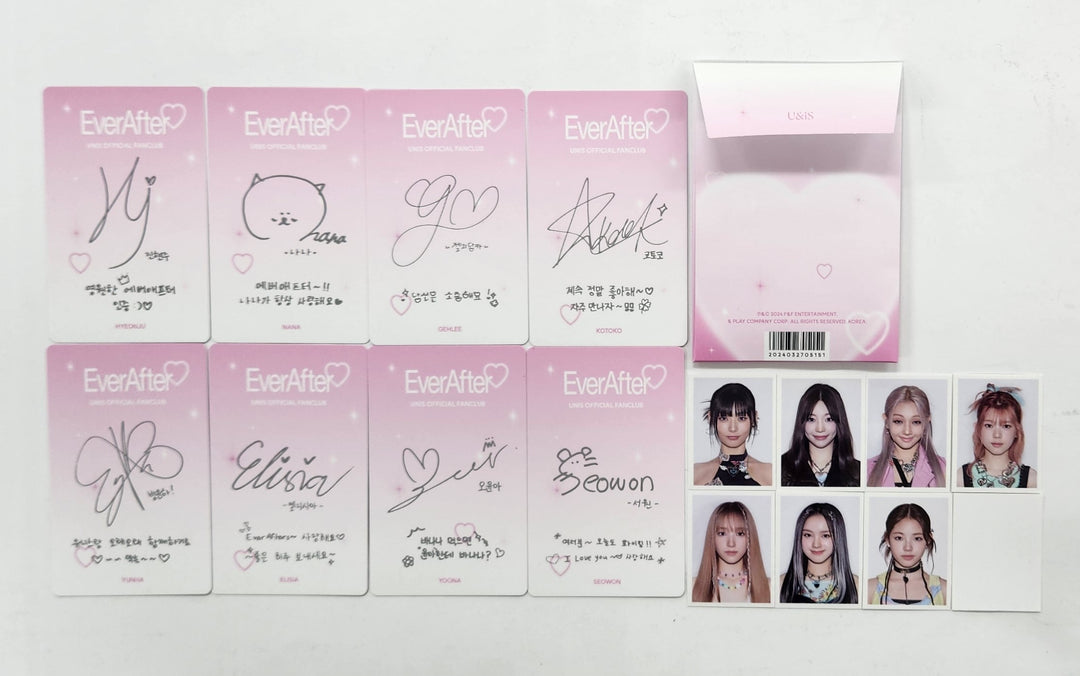 UNIS 'EverAfter ' - Official Membership Photocards Set (8EA), ID Photo [24.12.18]