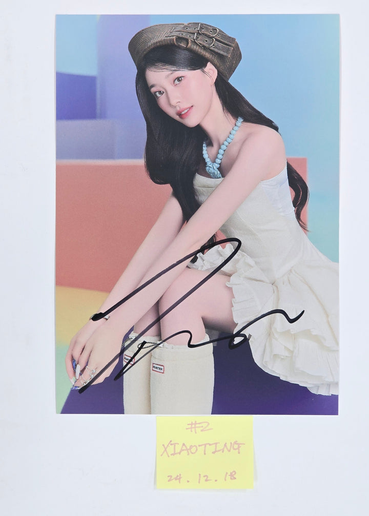 Kep1er "TIPI-TAP" - Hand Autographed(Signed) Winner Paper [24.12.18]