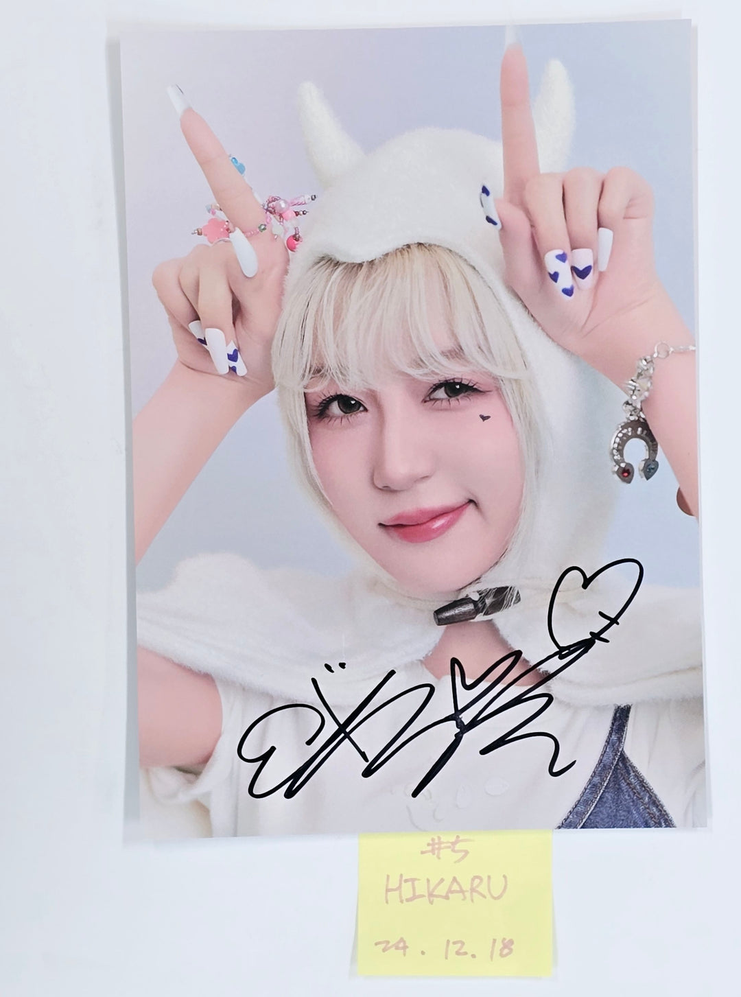 Kep1er "TIPI-TAP" - Hand Autographed(Signed) Winner Paper [24.12.18]