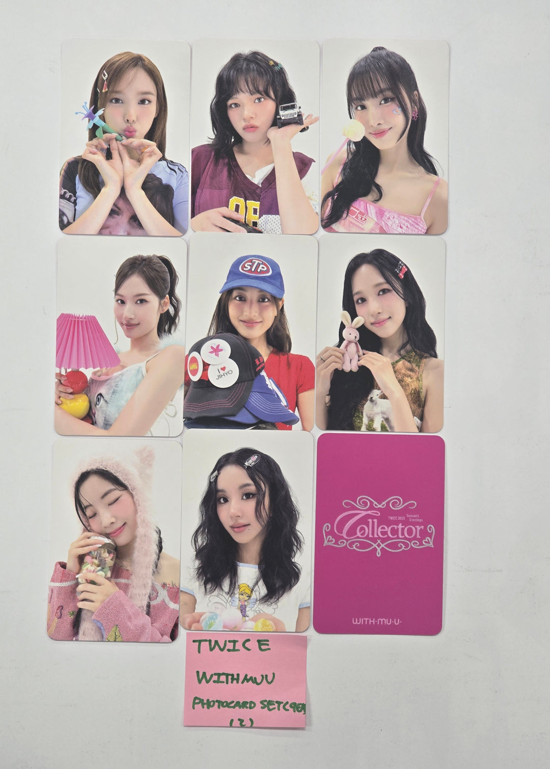 TWICE "Collector" 2025 Season's Greetings - Withmuu Pre-Order Benefit Photocards Set (9EA) [24.12.19]