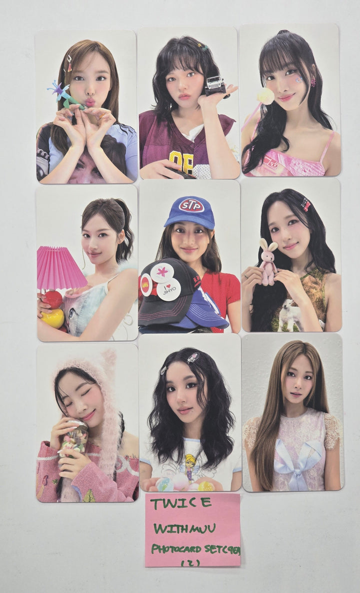 TWICE "Collector" 2025 Season's Greetings - Withmuu Pre-Order Benefit Photocards Set (9EA) [24.12.19]