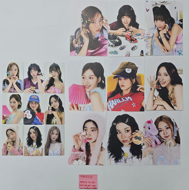 TWICE "Collector" 2025 Season's Greetings - Apple Music Pre-Order Benefit Photocards Set (9EA) + Mini Postcard Set (9EA) [24.12.19]