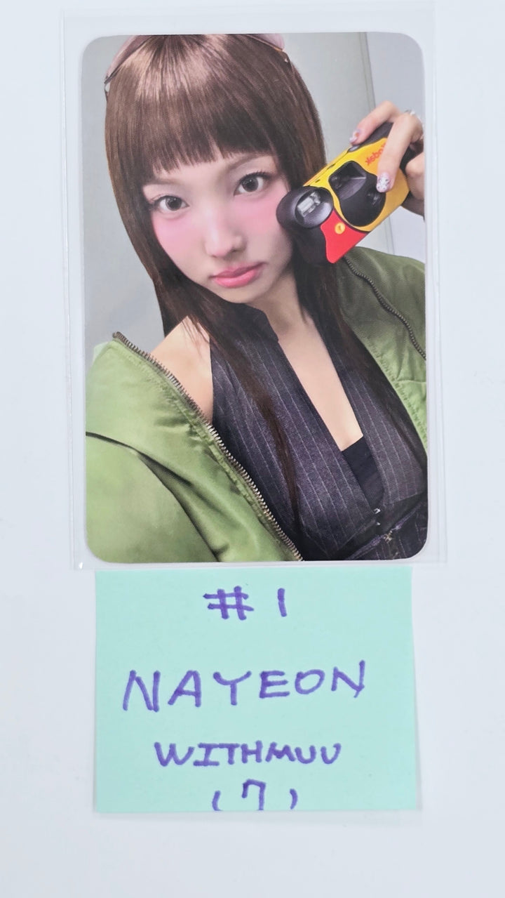 TWICE "STRATEGY" - Withmuu Lucky Draw Event Photocard [Platform_Nemo Ver.] [24.12.20]