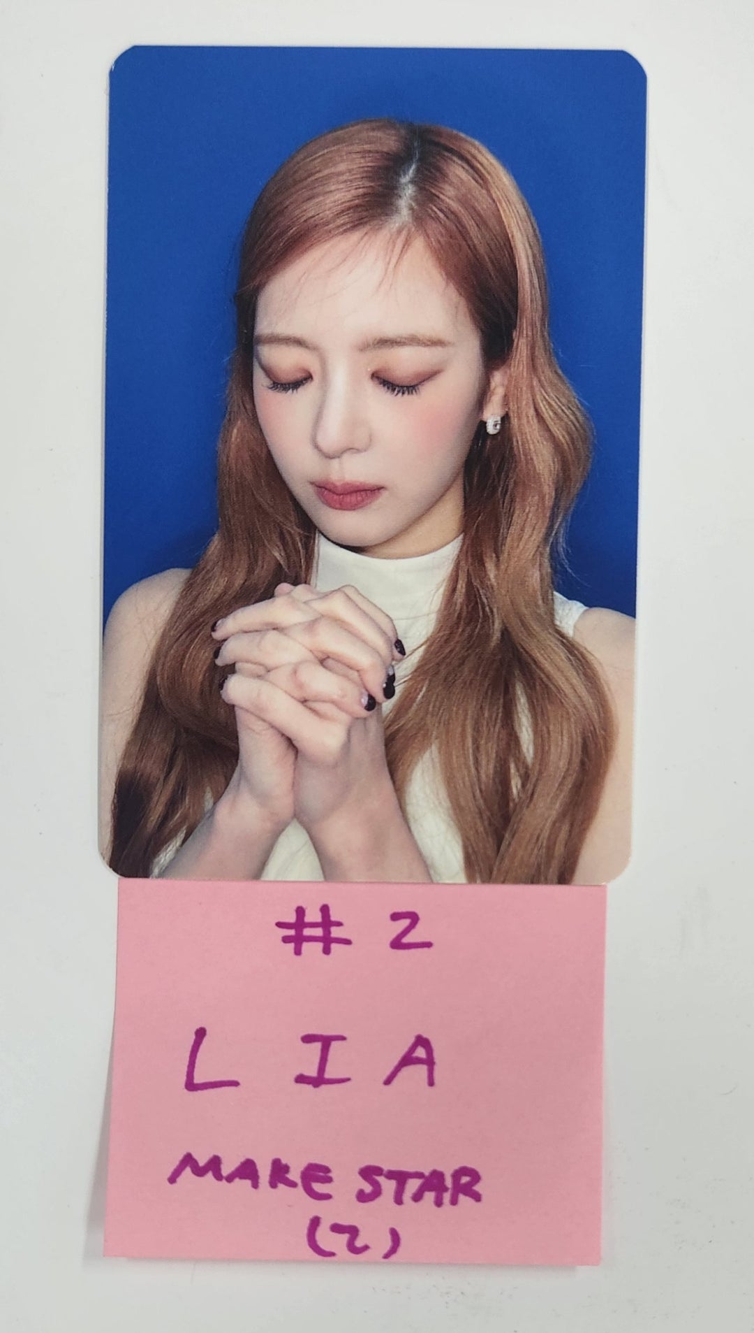 ITZY "Gold" - Makestar Fansign Event Photocard Round 10 [24.12.23]