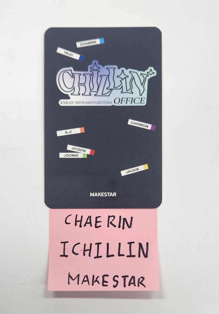 Chaerin (Of ICHILLIN) "CHILLIN' OFFICE" 2025 SEASON'S GREETINGS - Hand Autographed(Signed) Photocard [24.12.23]