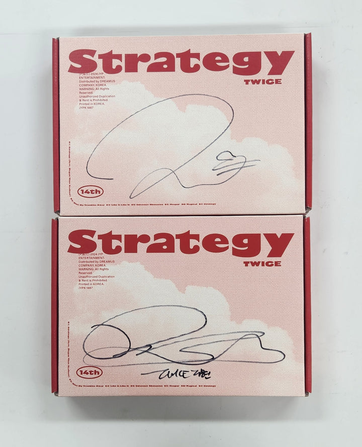 TWICE "STRATEGY" - Hand Autographed(Signed) Album [24.12.23]