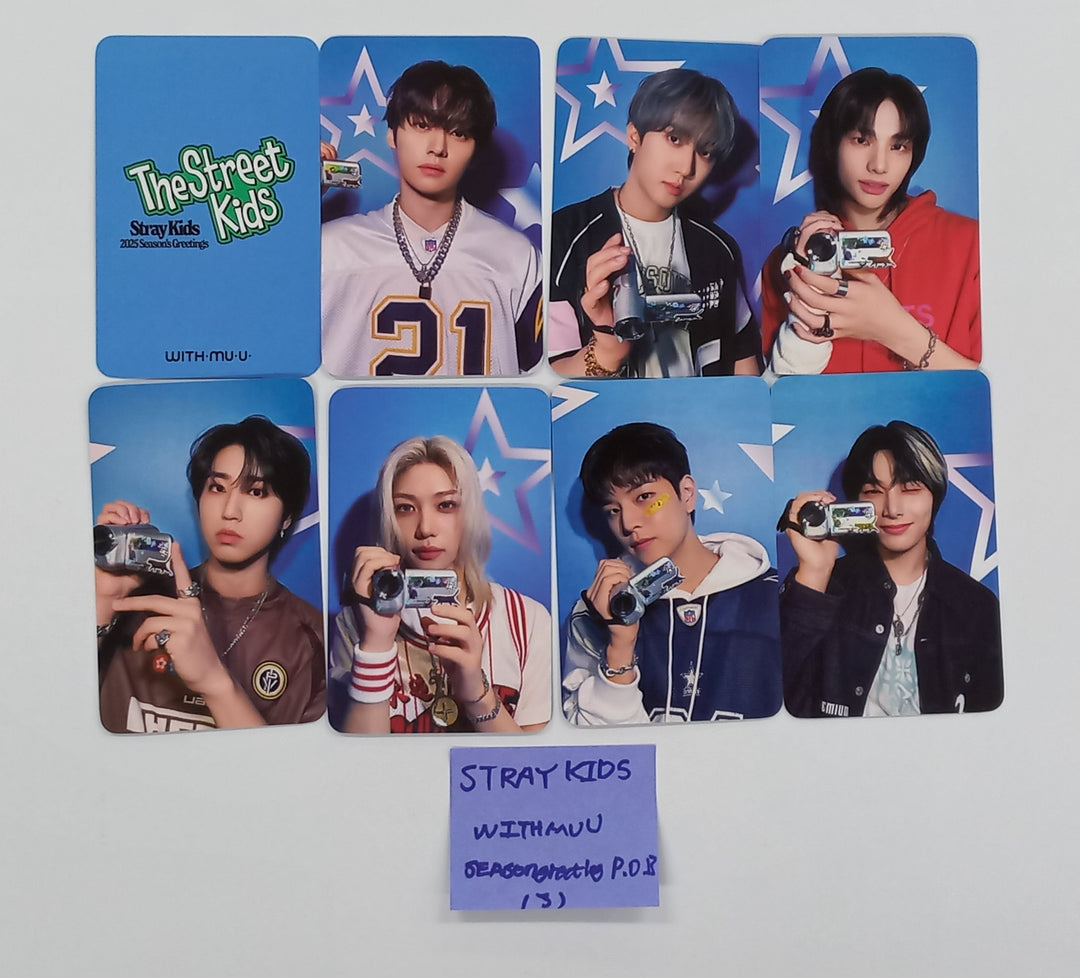 Stray Kids "The Street Kids" 2025 Season’s Greetings - Withmuu Pre-Order Benefit Photocards Set (8EA) [24.12.24]