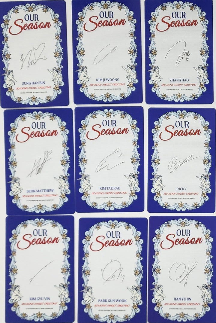 ZEROBASEONE(ZB1) "OUR SEASON" 2025 Season Greetings - TINRUSK & Photocards Set (9EA) [24.12.24]