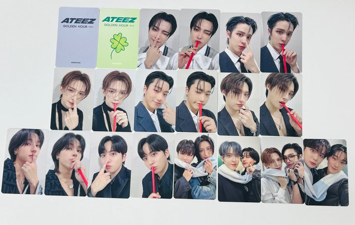 Ateez "GOLDEN HOUR : Part.2" - Makestar Lucky Draw Event Photocard [Poca Ver.] [24.12.26]