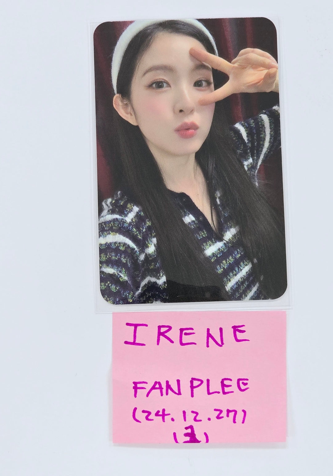 IRENE (Of Red Velvet) "Like A Flower" - Fanplee Fansign Event Photocard [24.12.27]