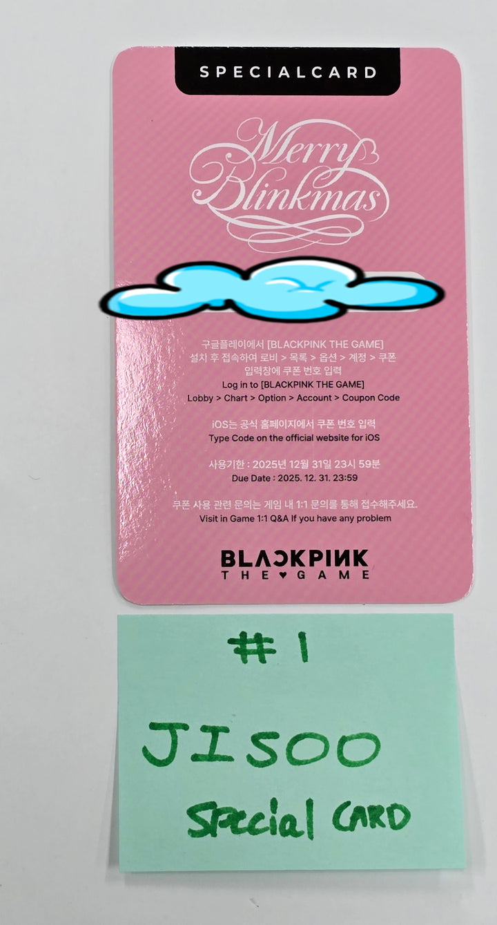 BLACKPINK THE GAME COUPON CARD COLLECTION 2024 CHRISTMAS - Official SP CARD [24.12.30]