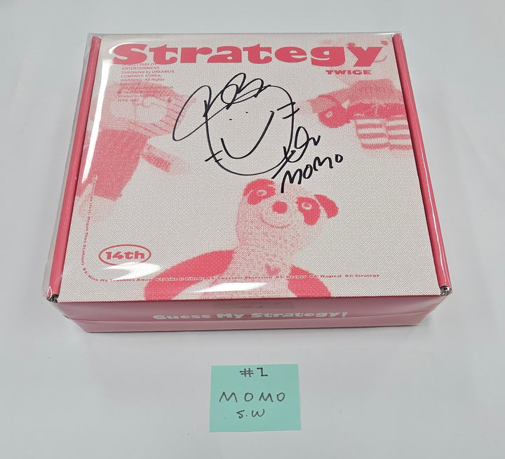 TWICE "STRATEGY" - Hand Autographed(Signed) Album [24.12.30]