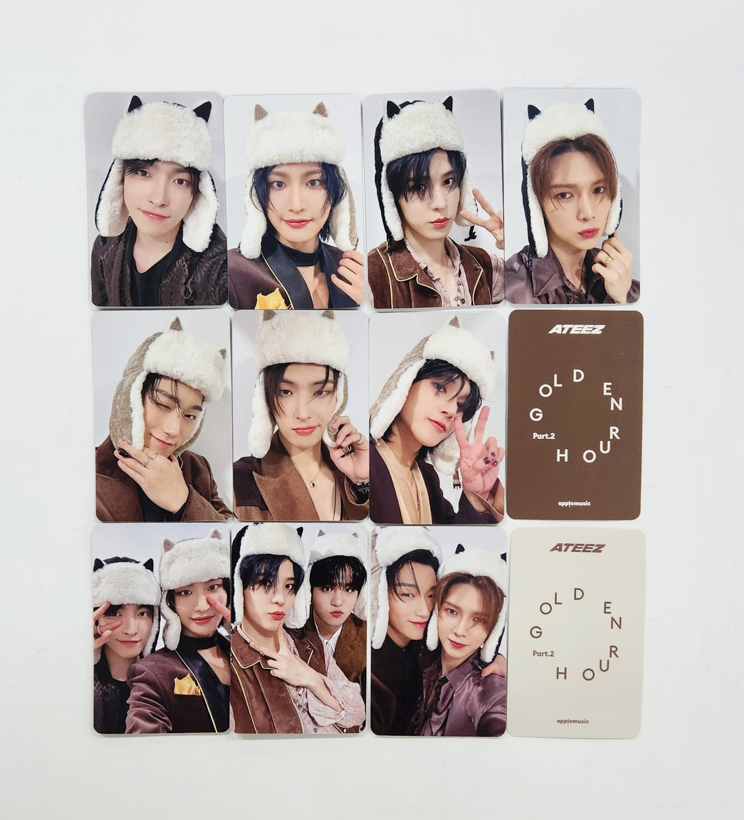 Ateez "GOLDEN HOUR : Part.2" - Apple Music Fansign Event Photocard [24.12.18] (Restocked 12/31)