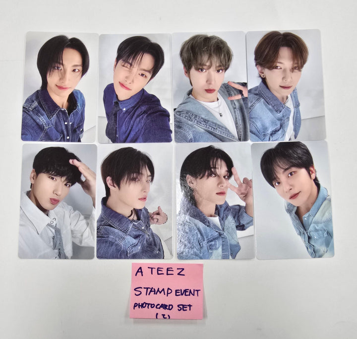 Ateez "Destiny's Memories" - Exhibition Stamp Event Photocards Set (8EA) [25.1.2]