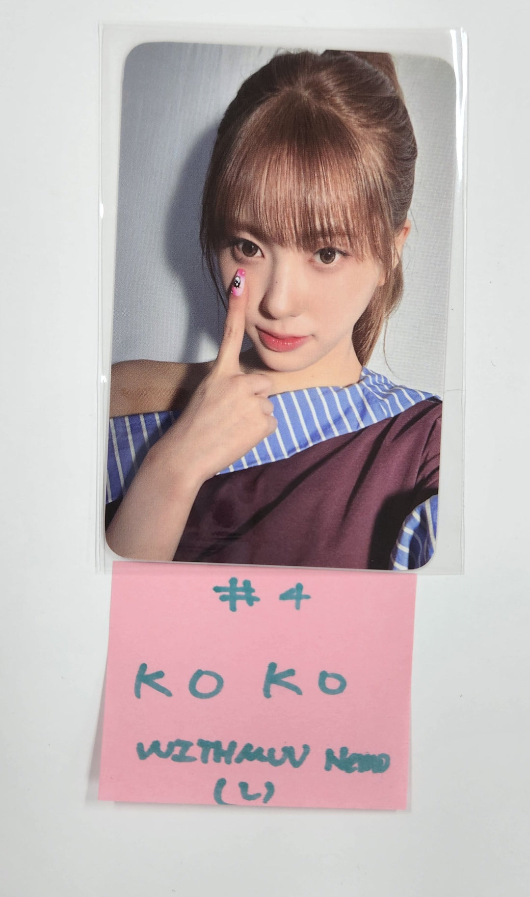 IZNA "N/a" - Withmuu Fansign Event Photocard [Nemo Ver.] [25.1.2]