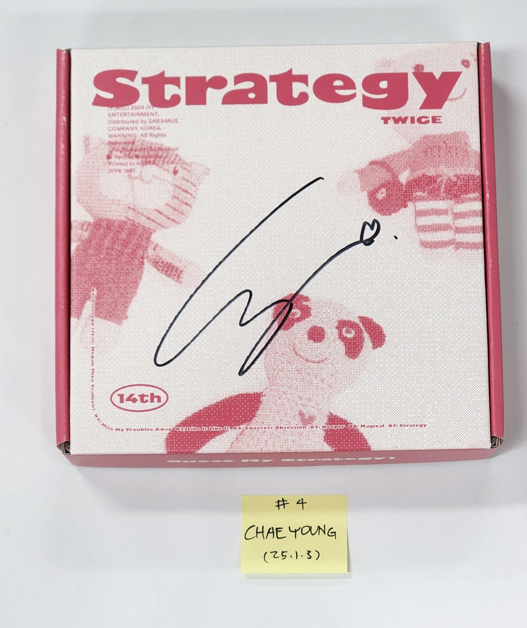 TWICE "STRATEGY" - Hand Autographed(Signed) Album [25.1.3]