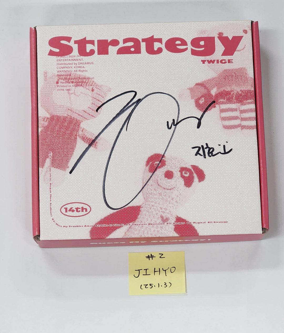 TWICE "STRATEGY" - Hand Autographed(Signed) Album [25.1.3]