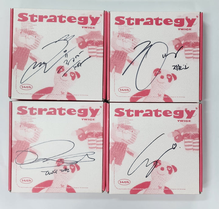 TWICE "STRATEGY" - Hand Autographed(Signed) Album [25.1.3]