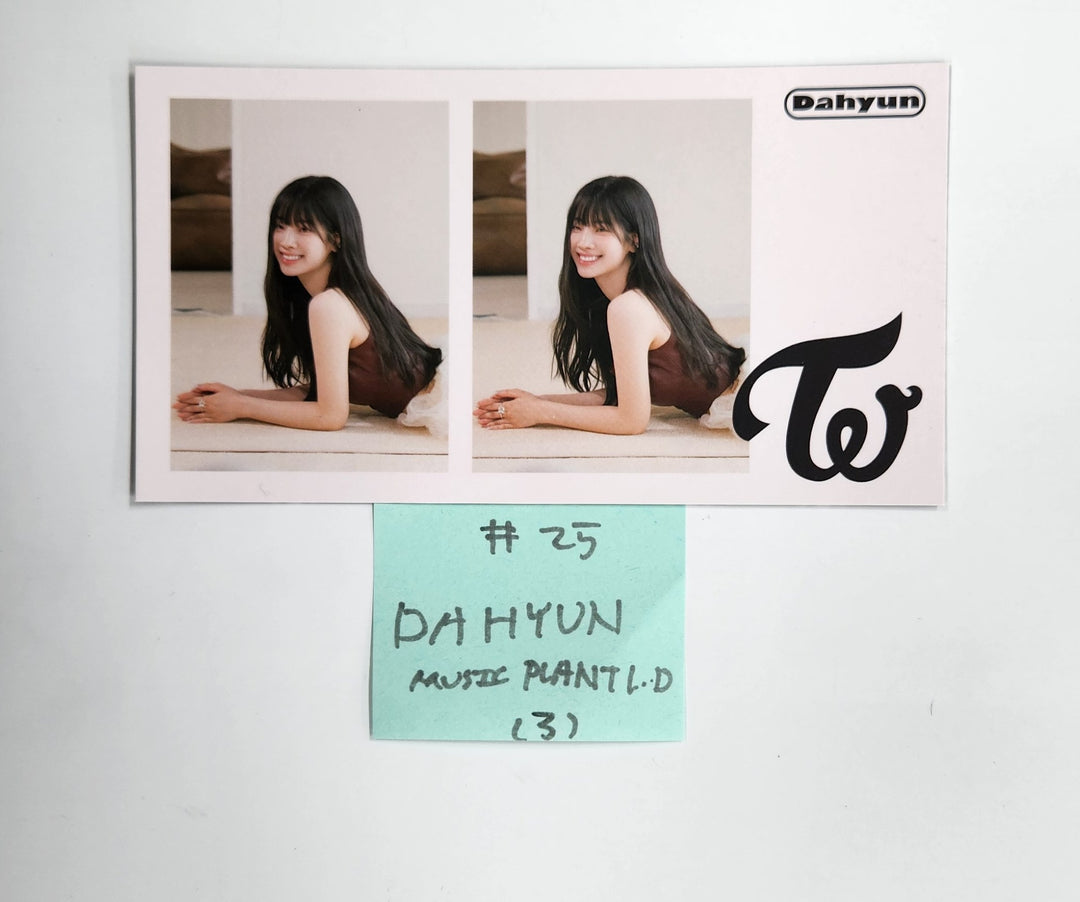 TWICE "STRATEGY" - Music Plant Lucky Draw Event Photocard, 2 Cut Photo Round 2 [25.1.3]