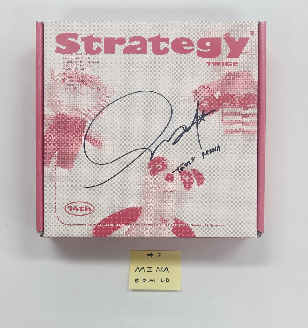 TWICE "STRATEGY" - Hand Autographed(Signed) Album [25.1.8]