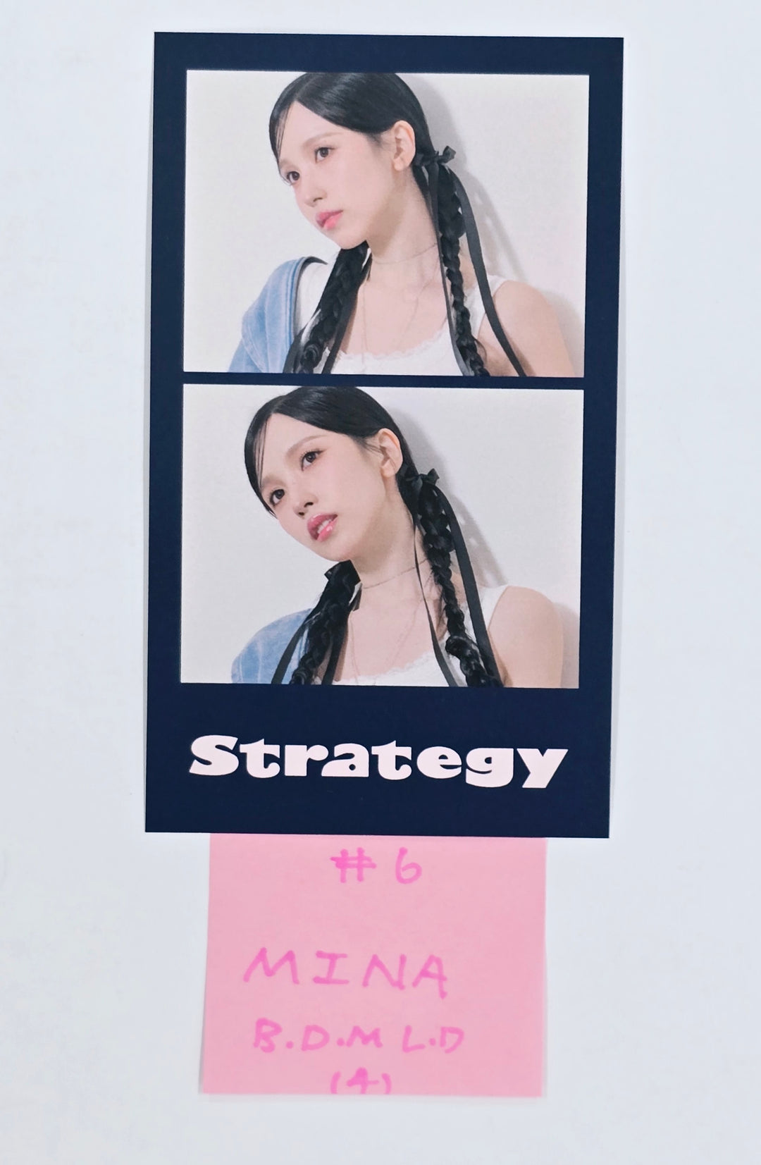 TWICE "STRATEGY" - Blue Dream Media Lucky Draw Event 2 Cut Photo [25.1.8]