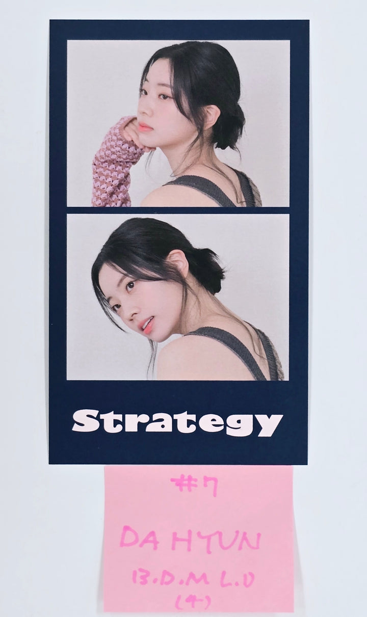 TWICE "STRATEGY" - Blue Dream Media Lucky Draw Event 2 Cut Photo [25.1.8]