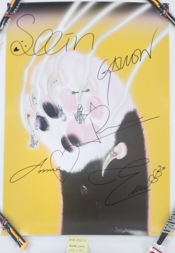 MEOVV "MEOW" - Hand Autographed(Signed) Poster [25.1.8]