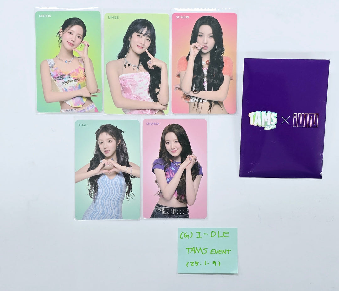 (g) I-DLE X TAMS - TAMS Event Photocards Set (5EA) [25.2.20]