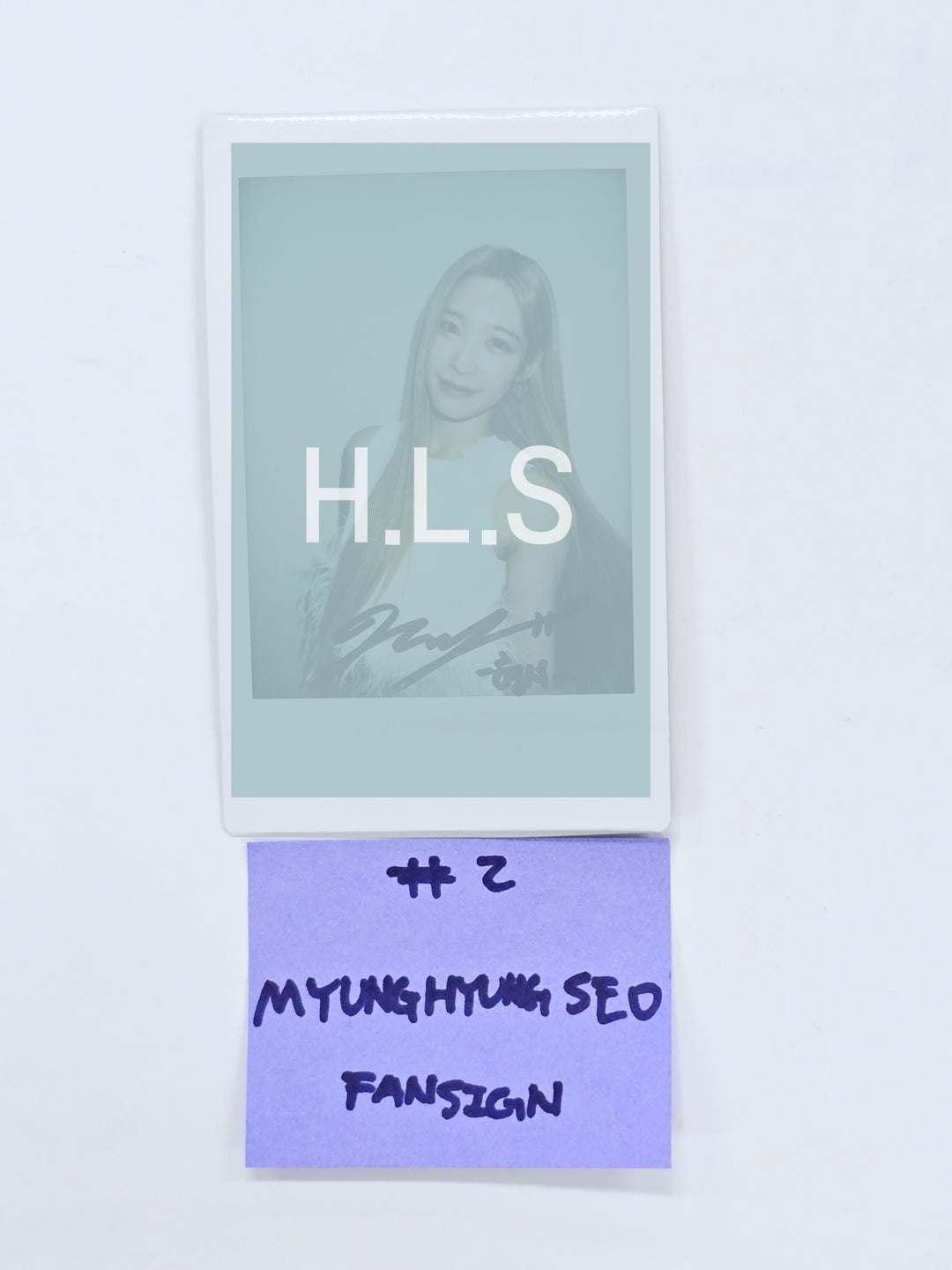 Myung Hyung Seo (Of CLASS:y) "Day Night" - Hand Autographed(Signed) Polaroid [25.1.10]