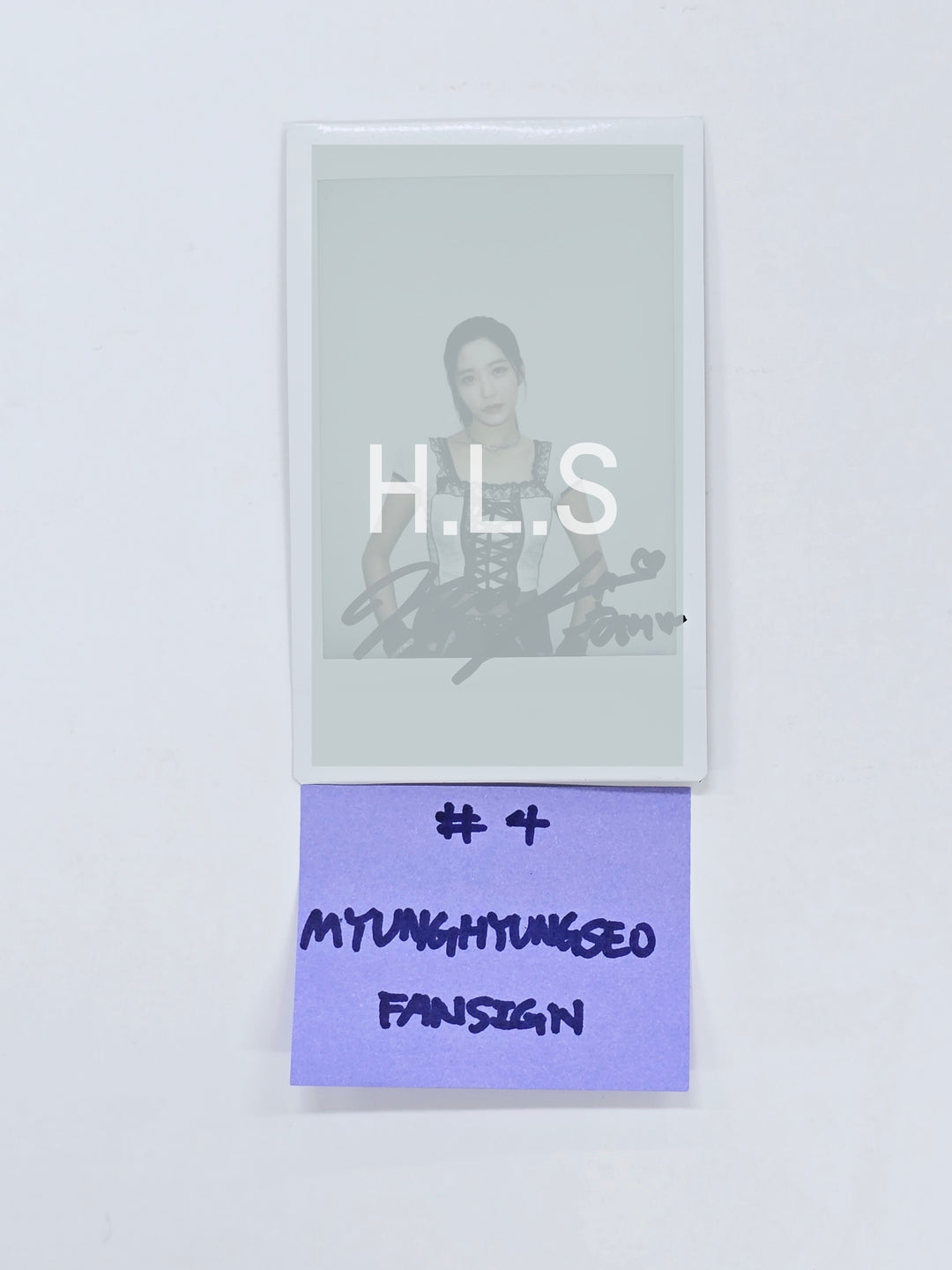 Myung Hyung Seo (Of CLASS:y) "Day Night" - Hand Autographed(Signed) Polaroid [25.1.10]