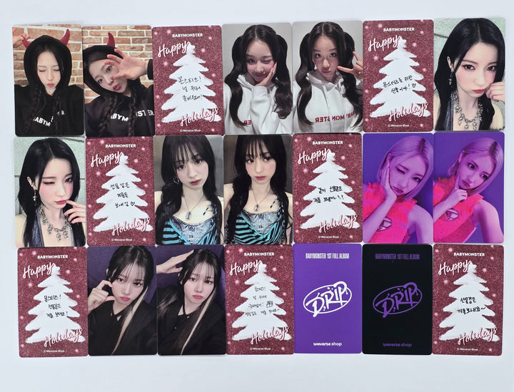 Babymonster "DRIP" 1st Full Album - Weverse Shop Lucky Draw Event Photocard [25.1.10]