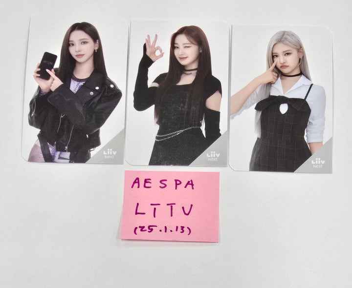 Aespa X Liiv Next KB Bank - KB Bank Event Photocards Set (3EA) [25.1.13]