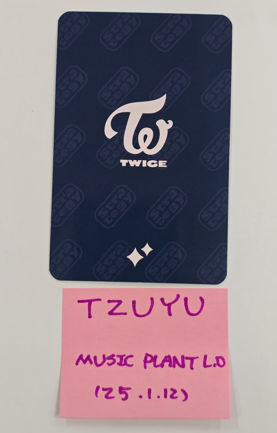 Tzuyu (Of TWICE) "STRATEGY" - Hand Autographed(Signed) Photocard [25.1.13]