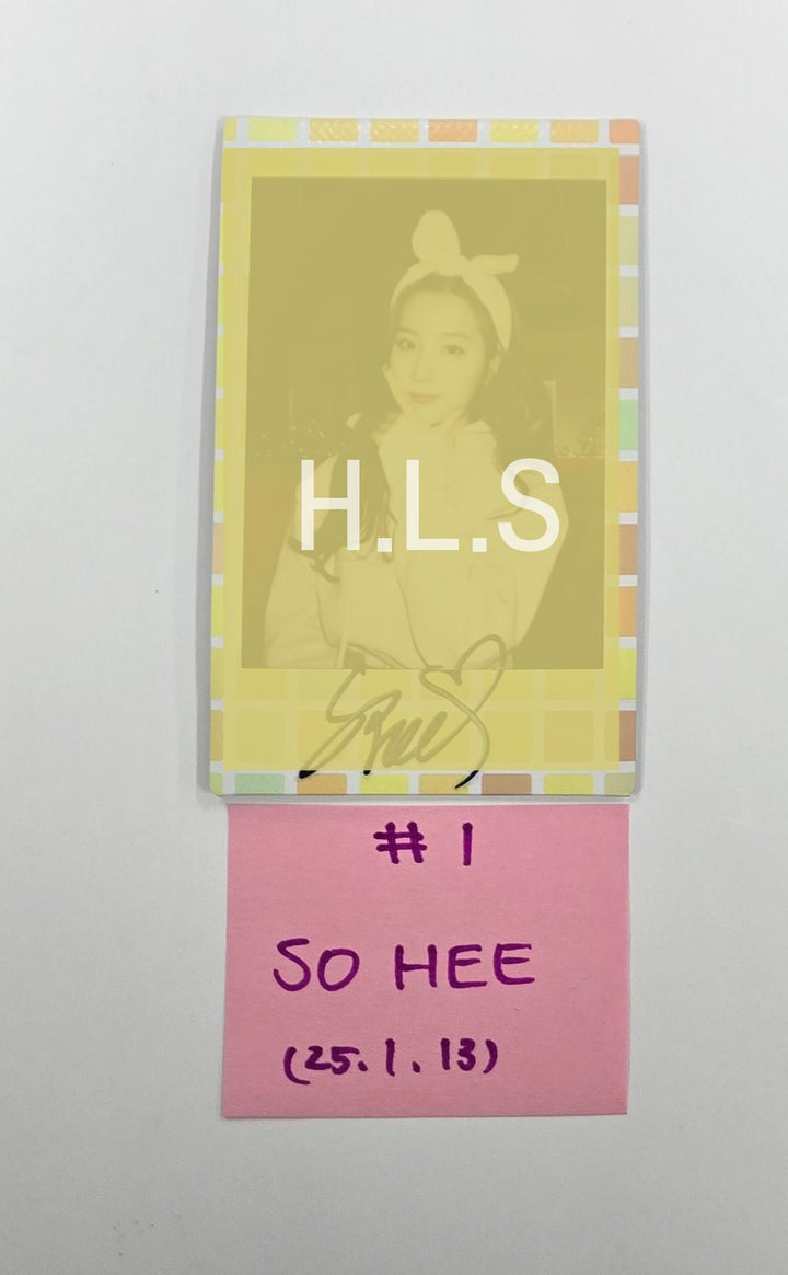 SOHEE (Of Alice) - Hand Autographed(Signed) Polaroid [25.1.13]