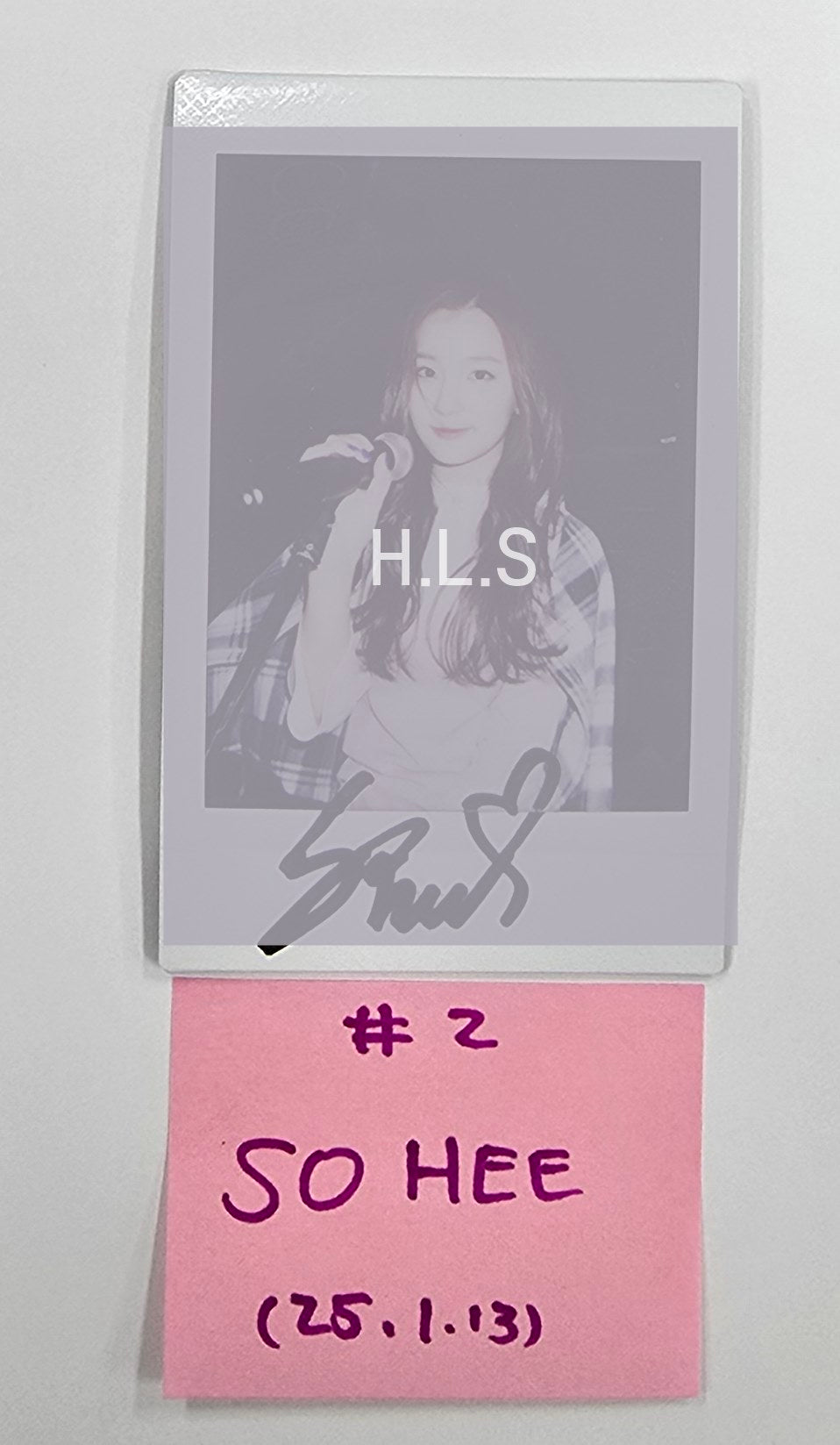 SOHEE (Of Alice) - Hand Autographed(Signed) Polaroid [25.1.13]