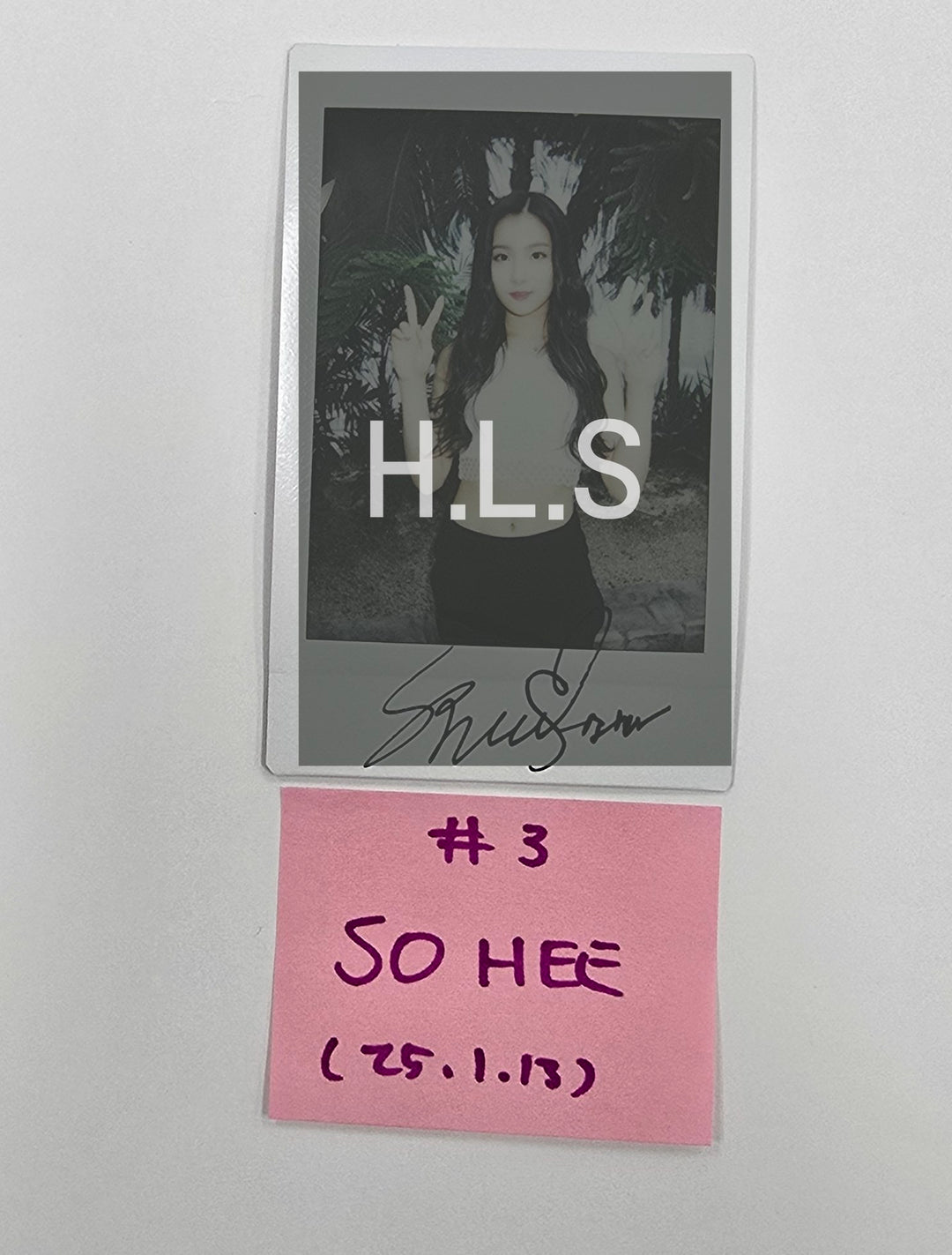 SOHEE (Of Alice) - Hand Autographed(Signed) Polaroid [25.1.13]