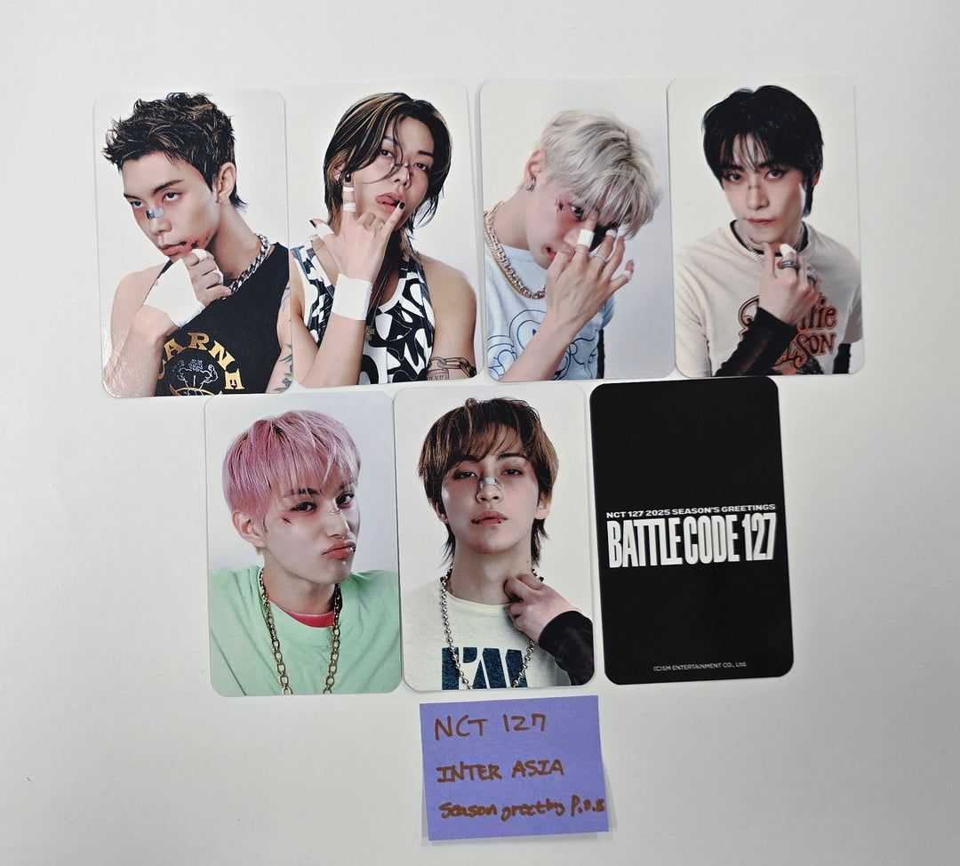 NCT 127 "2025 Season's Greetings" - Inter Asia Pre-Order Benefit Photocards Set (7EA) [25.1.15]