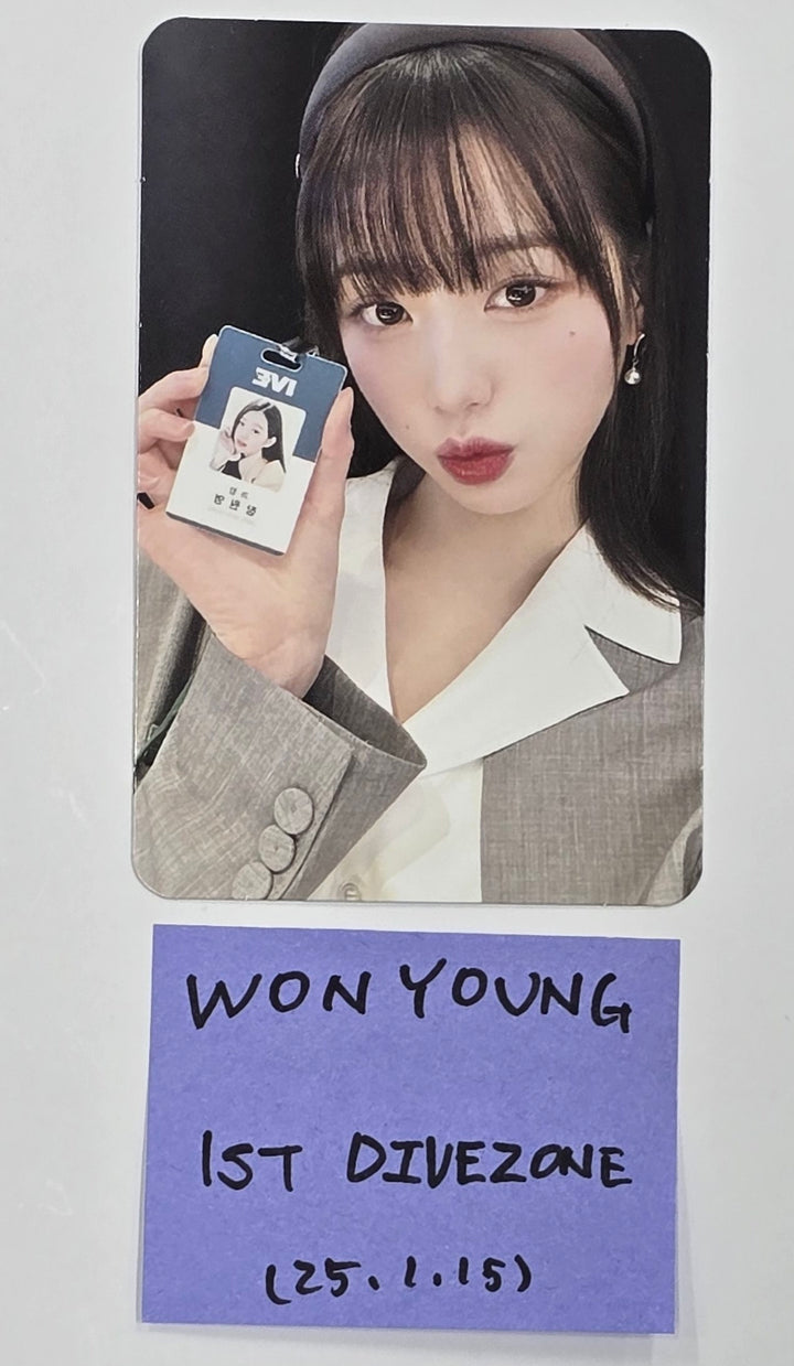 Wonyoung (Of IVE) "MAGAZINE" - 1st Fanmeeting Divezone Event Photocard [25.1.15]