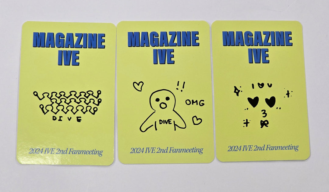 IVE "MAGAZINE" - 2nd Fanmeeting Divezone Event Photocard [25.1.15]